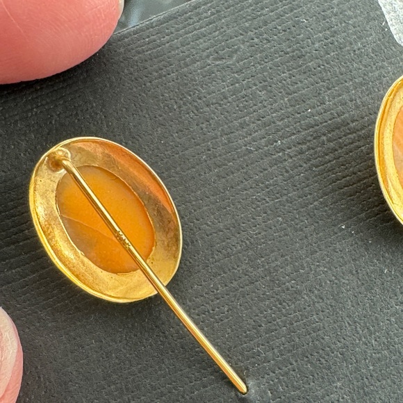 ✨ SOLD ✨ 10K solid gold cameo antique stick pin cute LOT - Picture 6 of 11